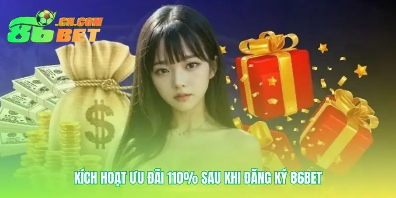 Chạm đến ưu đãi sau khi đăng ký 86bet xong