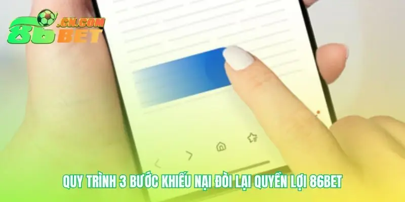 Khiếu nại đúng cách với miễn trừ trách nhiệm 86bet